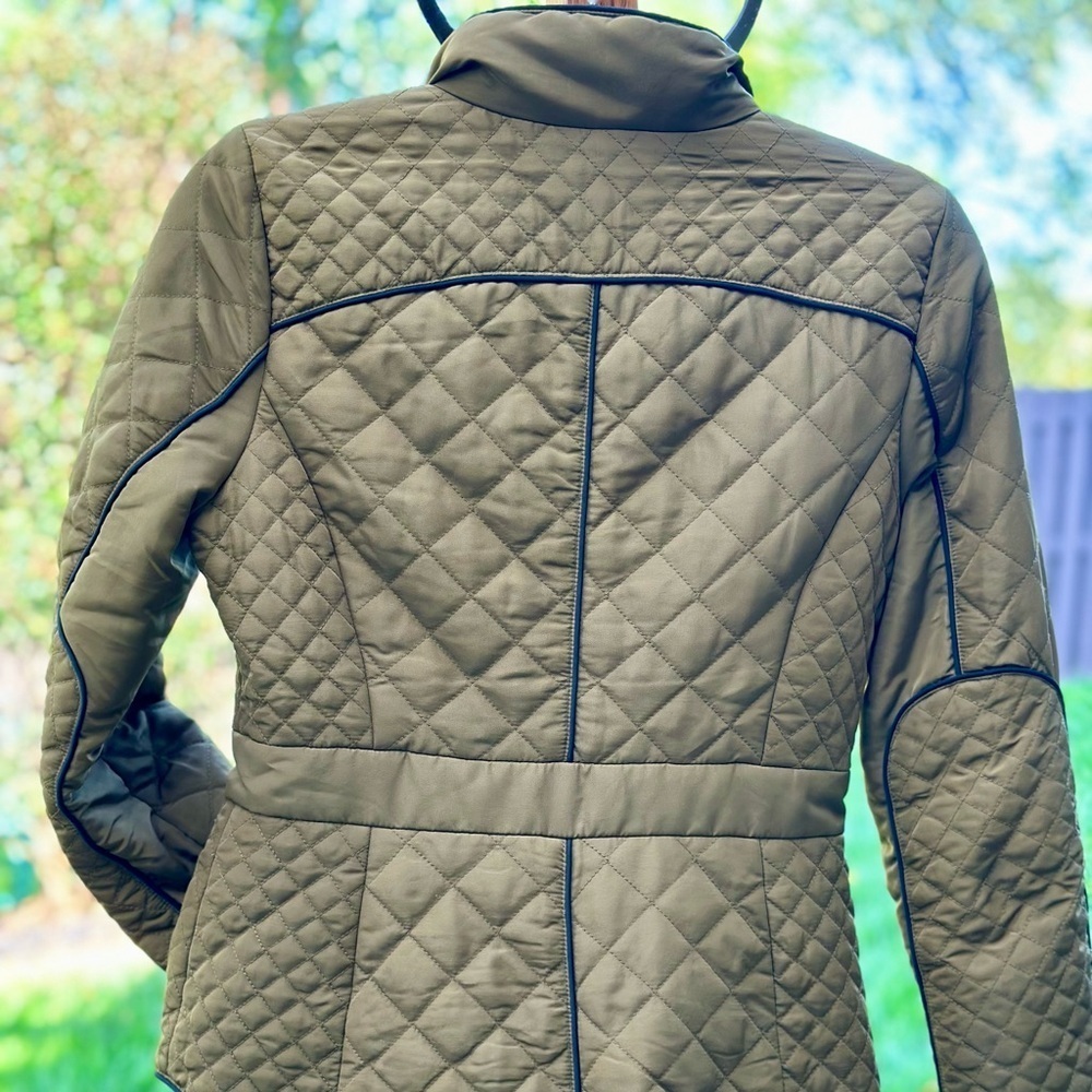 H and H Quilted Greenish Brown Jacket - Picture 2 of 10